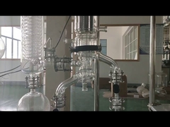 ठोस सामग्री के लिए सुविधाजनक लैब ग्लास रिएक्टर सिंगल लेयर उपकरण