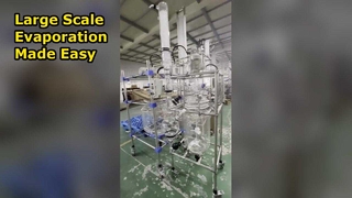 फार्मा लैब्स के लिए बड़ा रोटरी इवेपोरेटर
